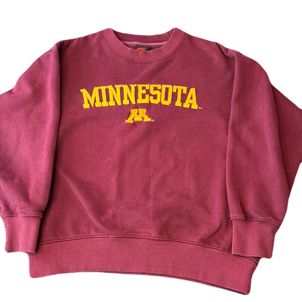 Vintage Minnesota Gophers Large Crewneck Pullover Sweatshirt Boys TSI Sportswear
